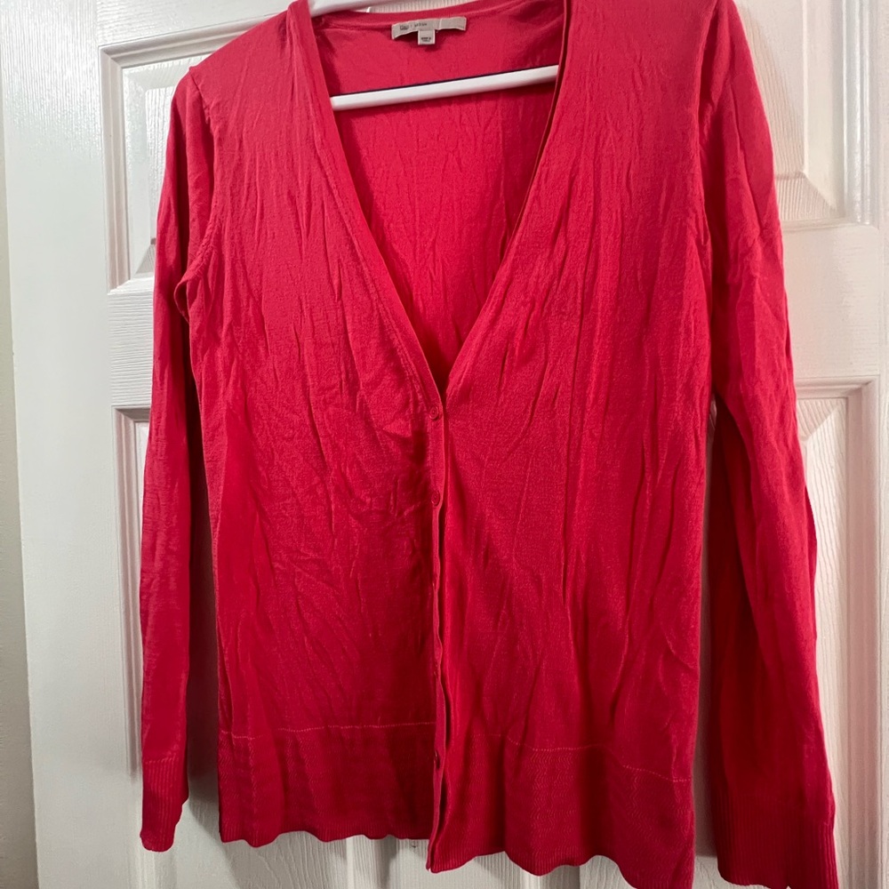 GAP Women's Red Cardigan